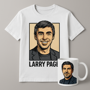 Larry Page Classic White T-Shirt